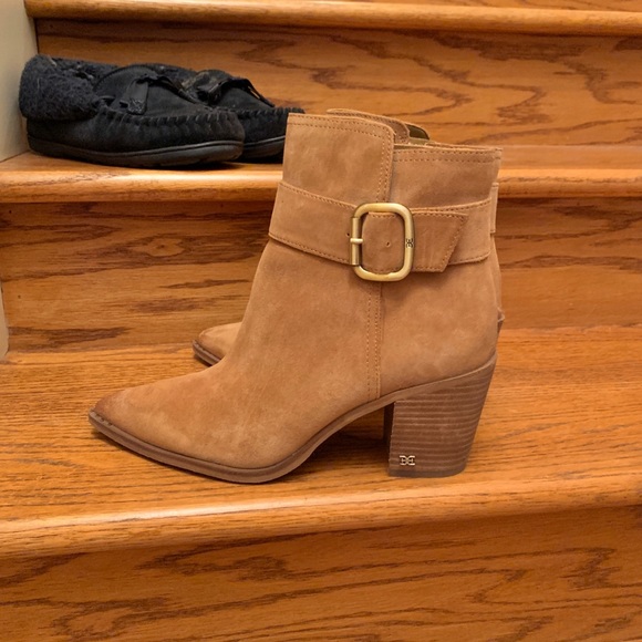 NIB Sam Edelman Leonia Suede Ankle Boots 7 $190 - Picture 5 of 16